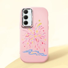 Ucuc Samsung Galaxy A35 Uyumlu Darbe Emici Kamera Korumalı Pembe Silikon Kılıf