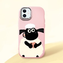 Ucuc iPhone 12 Mini Uyumlu Darbe Emici Kamera Korumalı Pembe Silikon Kılıf