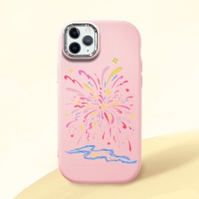 Ucuc iPhone 11 Pro Max Uyumlu Darbe Emici Kamera Korumalı Pembe Silikon Kılıf