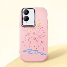 Ucuc Vivo Y28 4g Uyumlu Darbe Emici Kamera Korumalı Pembe Silikon Kılıf