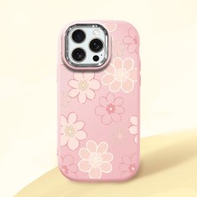 Ucuc iPhone 15 Pro Max Uyumlu Darbe Emici Kamera Korumalı Pembe Silikon Kılıf