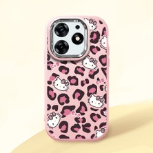 Ucuc Tecno Spark 10 Pro(Kı7) Uyumlu Darbe Emici Kamera Korumalı Pembe Silikon Kılıf