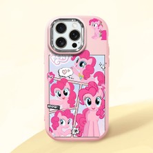 Ucuc iPhone 15 Pro Max Uyumlu Darbe Emici Kamera Korumalı Pembe Silikon Kılıf