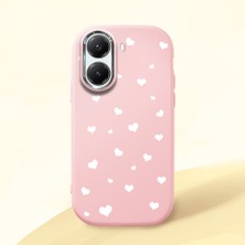 Ucuc Poco X7 Pro Uyumlu Darbe Emici Kamera Korumalı Pembe Silikon Kılıf