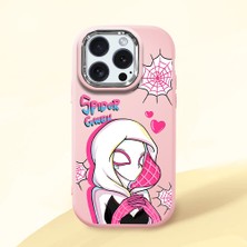 Ucuc iPhone 15 Pro Uyumlu Darbe Emici Kamera Korumalı Pembe Silikon Kılıf