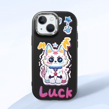 Ucuc iPhone 13 Mini Uyumlu Darbe Emici Kamera Korumalı Siyah Silikon Kılıf