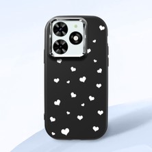 Ucuc Infinix Smart 8/8 Pro Uyumlu Darbe Emici Kamera Korumalı Siyah Silikon Kılıf