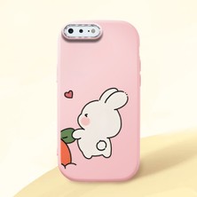 Ucuc iPhone 7 Plus/8 Plus Uyumlu Darbe Emici Kamera Korumalı Pembe Silikon Kılıf