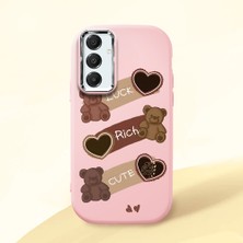 Ucuc Samsung Galaxy A16 4g/5g Uyumlu Darbe Emici Kamera Korumalı Pembe Silikon Kılıf