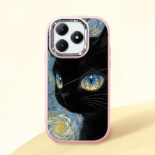 Ucuc Realme C63 4G/C61 Uyumlu Darbe Emici Kamera Korumalı Pembe Silikon Kılıf