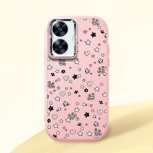 Ucuc Realme C55 Uyumlu Darbe Emici Kamera Korumalı Pembe Silikon Kılıf