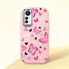 Ucuc Mi 12 Lite Uyumlu Darbe Emici Kamera Korumalı Pembe Silikon Kılıf