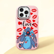 Ucuc iPhone 15 Pro Max Uyumlu Darbe Emici Kamera Korumalı Pembe Silikon Kılıf