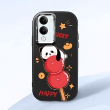 Ucuc Vivo Y04/Y04S Uyumlu Darbe Emici Kamera Korumalı Siyah Silikon Kılıf