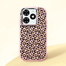 Ucuc Tecno Spark 20/20C Uyumlu Darbe Emici Kamera Korumalı Pembe Silikon Kılıf