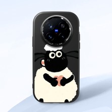 Ucuc Vivo X200 Pro Uyumlu Darbe Emici Kamera Korumalı Siyah Silikon Kılıf