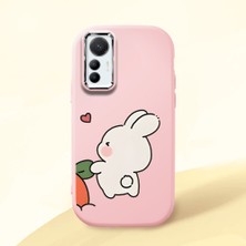 Ucuc Mi 12 Lite Uyumlu Darbe Emici Kamera Korumalı Pembe Silikon Kılıf