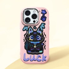 Ucuc iPhone 15 Pro Uyumlu Darbe Emici Kamera Korumalı Pembe Silikon Kılıf