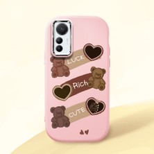 Ucuc Mi 12 Lite Uyumlu Darbe Emici Kamera Korumalı Pembe Silikon Kılıf