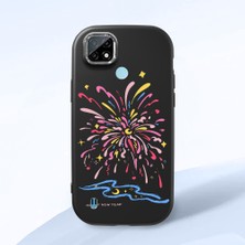 Ucuc Realme C21 Uyumlu Darbe Emici Kamera Korumalı Siyah Silikon Kılıf