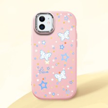 Ucuc iPhone 12 Mini Uyumlu Darbe Emici Kamera Korumalı Pembe Silikon Kılıf