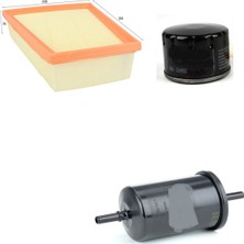 Sardes Filtre Seti Renault Fluence 1.6 Benzinli 3lü Hava + Yağ F. + Yakıt Filtre