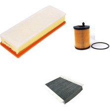 Sardes Filtre Seti Peugeot 307 1.6 Hdi Dizel 3lü Hava + Yağ F. + Polen