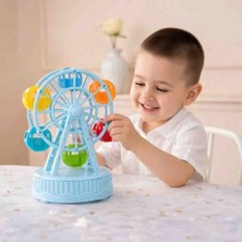 Wolawood Nostaljik Dönme Dolap Ferris Wheel Müzik Kutusu Kurmalı Dekoratif Set Çocuklara Hediye