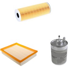 Sardes Filtre Seti Mercedes E Serisi W210 E 200 Kompressör 1999-2002 Benzinli 3lü Hava + Yağ F. + Yakıt Filtre