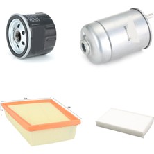 Sardes Filtre Seti Renault Fluence 1.5 Dci 2010+ Dizel 4lü Hava + Yağ F. + Yakıt + Polen