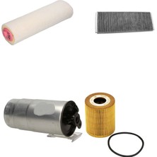 Sardes Filtre Seti Bmw X5 E53 3.0 D 2001-2003 184 Beygir 4lü Hava + Yağ F. + Yakıt + Polen