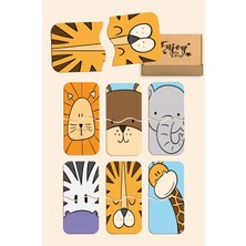 Feyza Design Iki Parçalı Ahşap Bebek Puzzle ile Zeka Gelişimi Eğitici Oyuncak