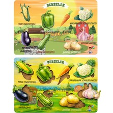 Feyza Design Eğitici Ahşap Bul Tak Oyuncağı ve Yapboz - Çocuk Gelişimine Destek