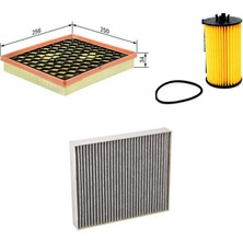 Sardes Filtre Seti Chevrolet Cruze 1.6 Benzin 3lü Hava + Yağ F. + Polen