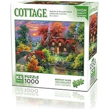 SHC4200 Ks Games 1000 Parça Göl Evinde Sonbahar Puzzle