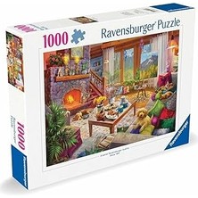 SHC4200 Ravensburger, 1000P Puzzle Huzurlu Oturma Odası, Yetişkin Puzzle