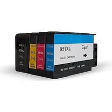 SHC4200 Uyumlu Kartuşlar, 1 Takim- 4 Adet Bk 950XL/951XL Uyumlu Kartuşlar - 8600 Plus/pro