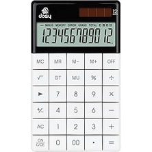 SHC4200 Dosy Hesap Makinesi, Beyaz, Orta Boy, 166MMX100MM