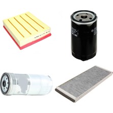 Sardes Filtre Seti Volkswagen Passat 1.9 Tdı 1997-2000 Dizel 4lü Hava + Yağ F. + Yakıt + Polen