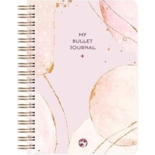 SHC4200 Le Color Noktalı Bullet Journal Defter Gold 17X24
