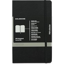 SHC4200 Moleskine Profesyonel Not Defteri (Büyük, Sert Kapaklı) Siyah