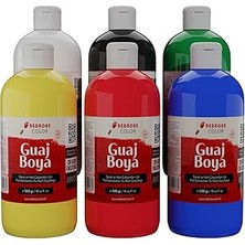 SHC4200 Ana Renkler Guaj Boya 6'lı Set 6X500GR