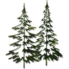 SHC4200 Sizzix 660978 Thinlits Kalıp Seti, Woodlands, Tim Holtz, 2/paket