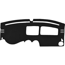 SHC4200 Torpido Koruma Halısı Siyah Kenar Renk Siyah Volkswagen Caddy 2004+ ile Uyumlu