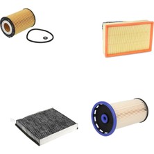 Sardes Filtre Seti Seat Leon Skoda Octavia Superb 1.6 Tdı 2013+ Dizel 4lü Hava + Yağ F. + Yakıt + Polen