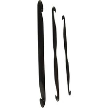 SHC4200 Lacis TT36 Çift Uçlu Abanoz Tığ 3/pkg-D4/3 mm – 7,6 Cm, F6/4 mm – 8,9 Cm, J10/6–10,2 cm
