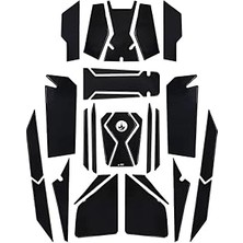 SHC4200 28 Parça Honda ADV350 2024 ile Uyumlu Kaydırmaz Tank Pad – 6d Karbon | Çizilmeye Karşı Kalkan, Moto