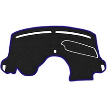 SHC4200 Torpido Koruma Halısı Siyah Kenar Renk Ford Courier Ekransız 2013-2020 ile Uyumlu