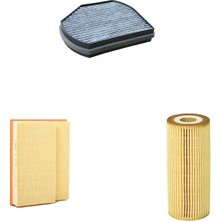 Sardes Filtre Seti Mercedes C Serisi W202 C 180 1994-2000 Benzinli 3lü Hava + Yağ F. + Polen