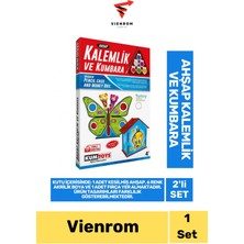 Feyza Design Eğitici Oyuncak Zeka ve Beceri Geliştirici Kumbara ve Boyama Seti